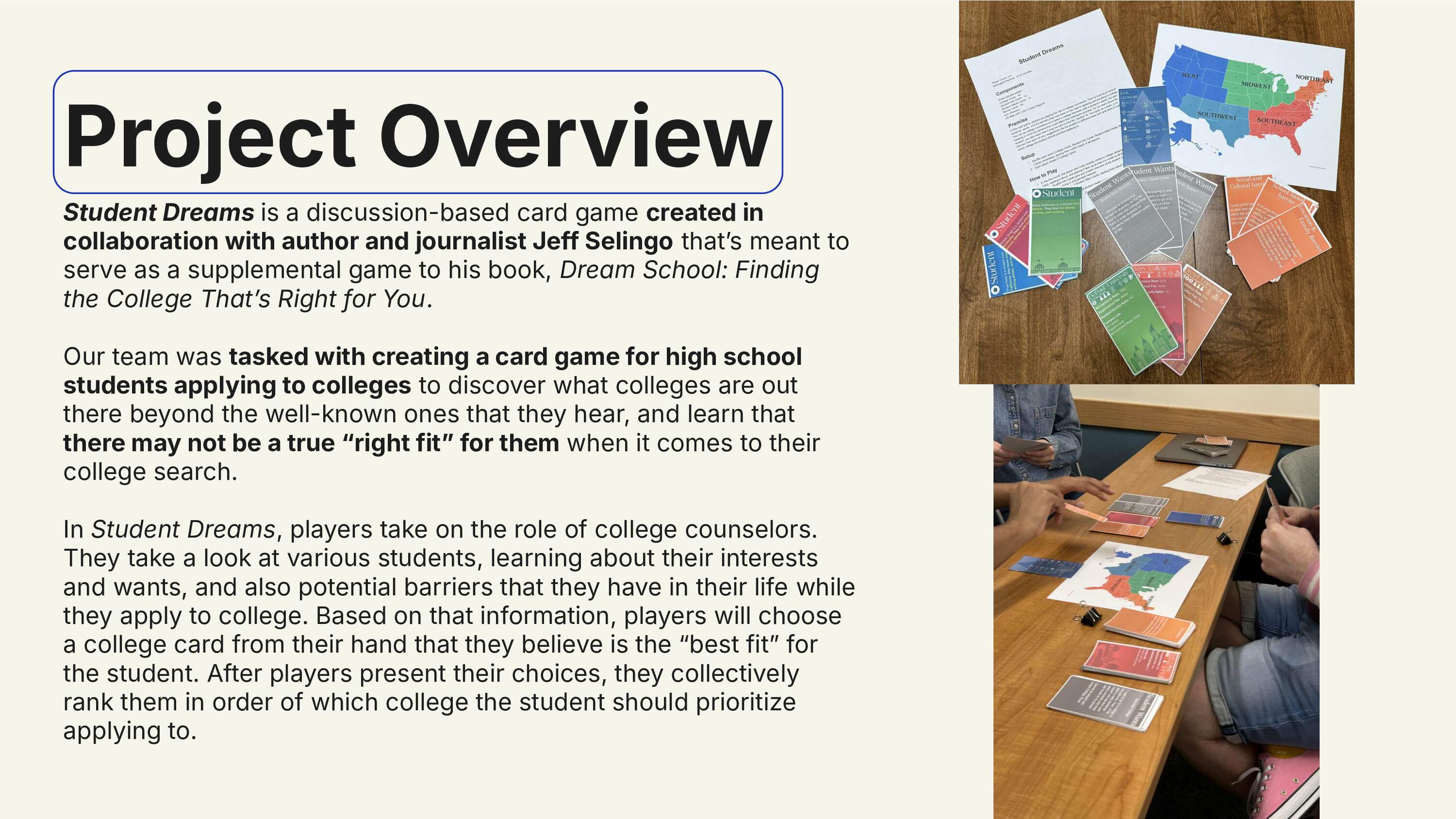 Dream School slide 1